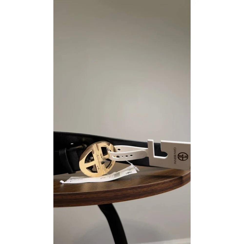 Giani  Bernini  Panel  Belt  Black  XL  New  $38.50